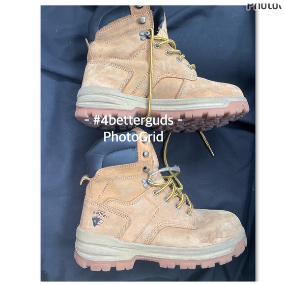 Herman Survivors Steel Toe Slip Resistant Boots Men Wide 7.5W EU 40W - Picture 3 of 16